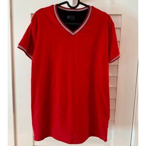 Nick D Men's Short-Sleeve/Crewneck Tee (Size M, Bright Red)
